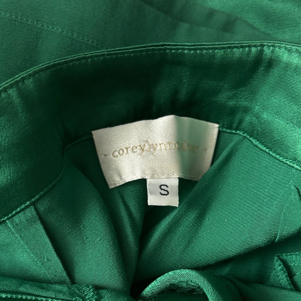 Corey Lynn Calter Satin Cargo Pants - Picture 7 of 9
